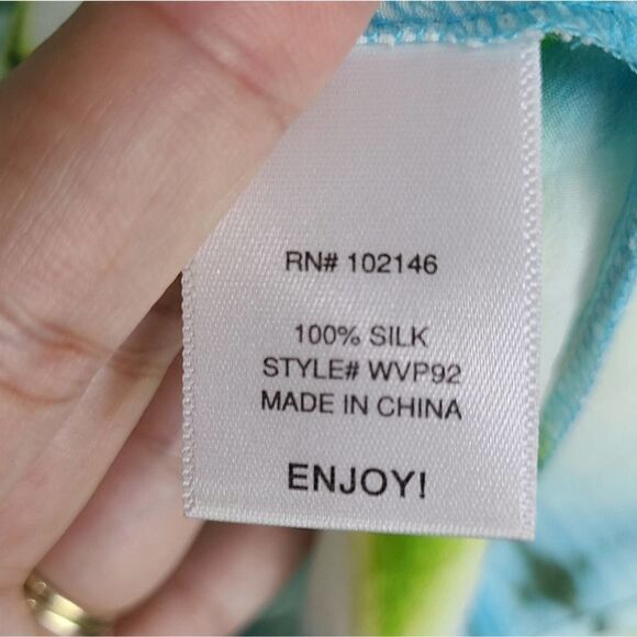 Michael Stars SleevelessĀ Buttoned 100% SilkāBlouseāSizeāXS - Picture 4 of 5